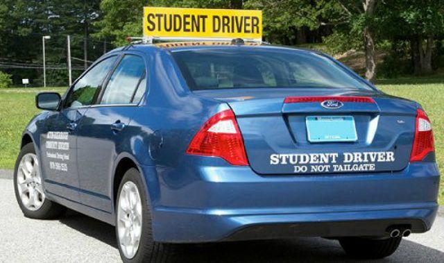 Major Driving School student after training